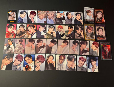 Ateez Wooyoung photocards various eras