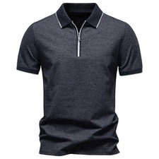 Men's Polo Shirt Casual Short Sleeve Golf Shirt Summer Vacation Beach Shirts