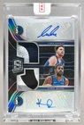 Luka Doncic Kyrie Irving 2023 Panini Spectra Veteran Dual Patch Auto /15