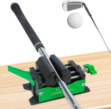 Golf Club Regripping Kit, Grip Removal Tools, Strong Aluminum Vise Green