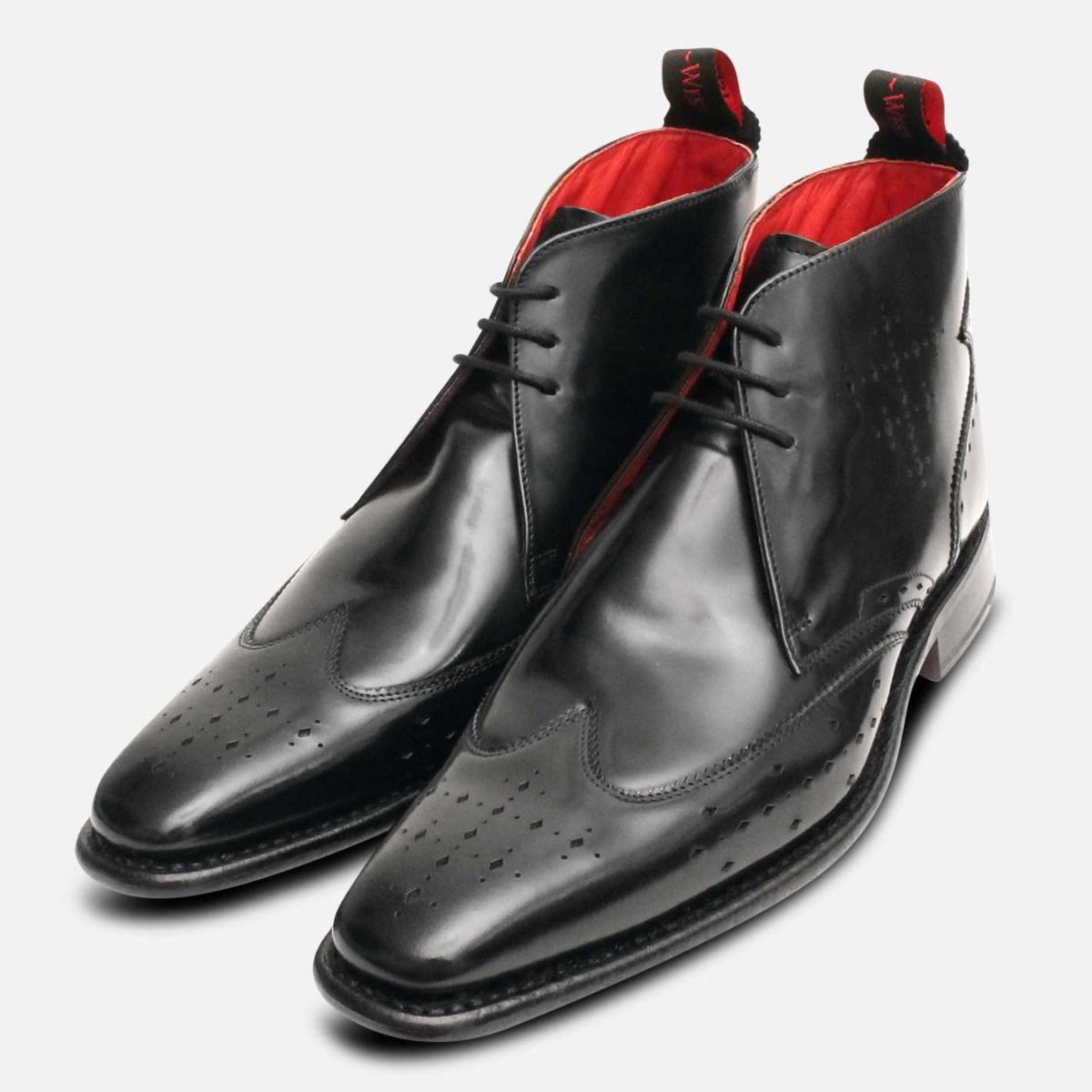 Dexter Chukka Boot Jeffery West Purple Shoes Jeffery West Black