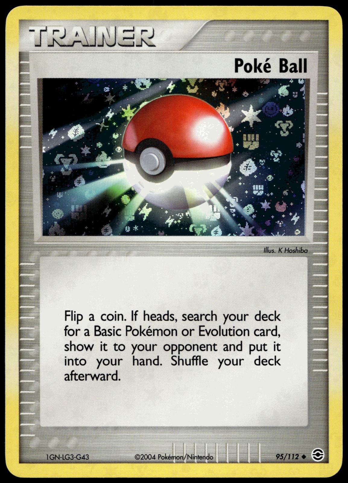 Poke Ball Uncommon FireRed & LeafGreen 95/112 NM