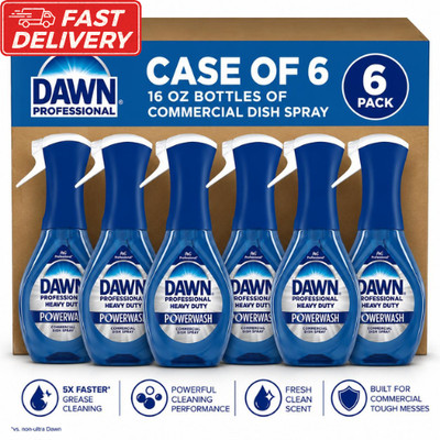Dawn Professional Heavy Duty Powerwash Dish Spray (6 PACK)