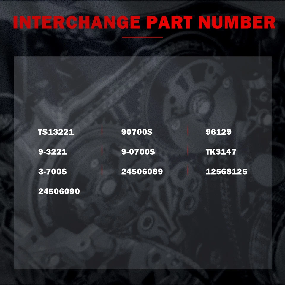 Timing Chain Kit For 2005-2006 Chevrolet Uplander Pontiac G6 3.5L TS13221 96129 - Imagem 3 de 4