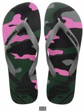 Haviannas Men's Top Camo Flip Flops 9/10