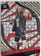 2022 Panini Revolution WWE Groove Parallel #6 AJ Styles