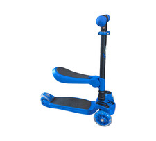 Hurtle 3-Rad-Roller 2-in-1 mit Sitz höhenverstellbar Blinklichter