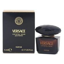 Versace Crystal Noir Parfum for Women Miniature 0.17 oz/5ml - NEW!