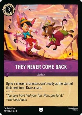 They Never Come Back (78/204) - Uncommon - Cold Foil Near Mint