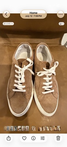 Common Projects Achilles Low Brown Rust Suede Women's Sneakers EU 39 / 8-8.5