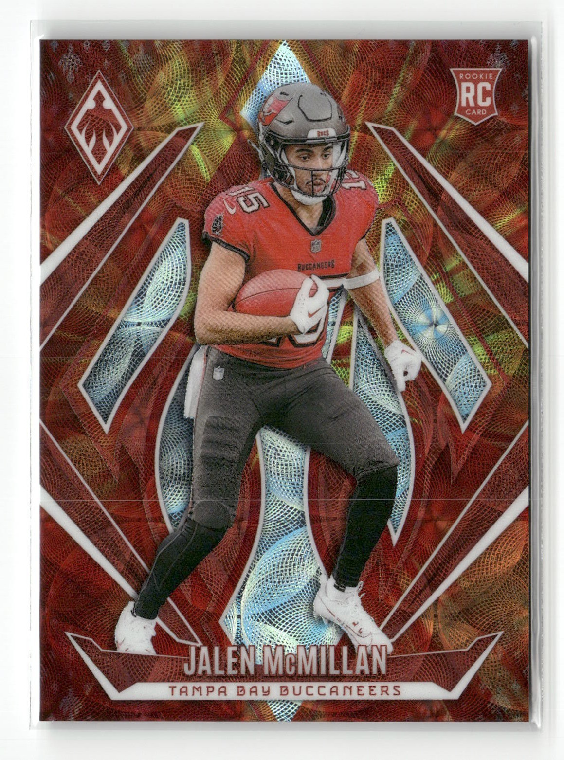 2024 Panini Phoenix Jalen McMillan #189 Fireburst Premium Prizm Rookie 183/350