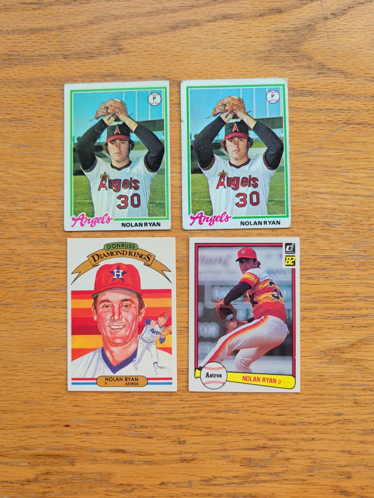 Nolan Ryan Baseball 266 Card Lot