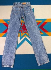 Vintage Levi's Acid Wash Jeans 23x31.5" Made In USA 546 Women's Button Fly Blue