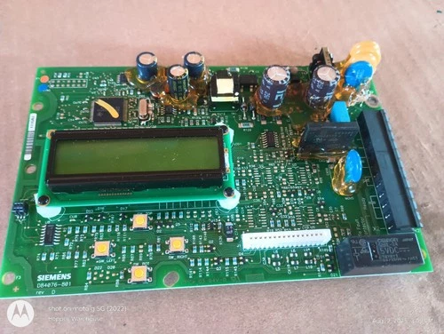 Siemens Logic board Elevator Starter D84076-801 For Parts Or Repair Non Working 
