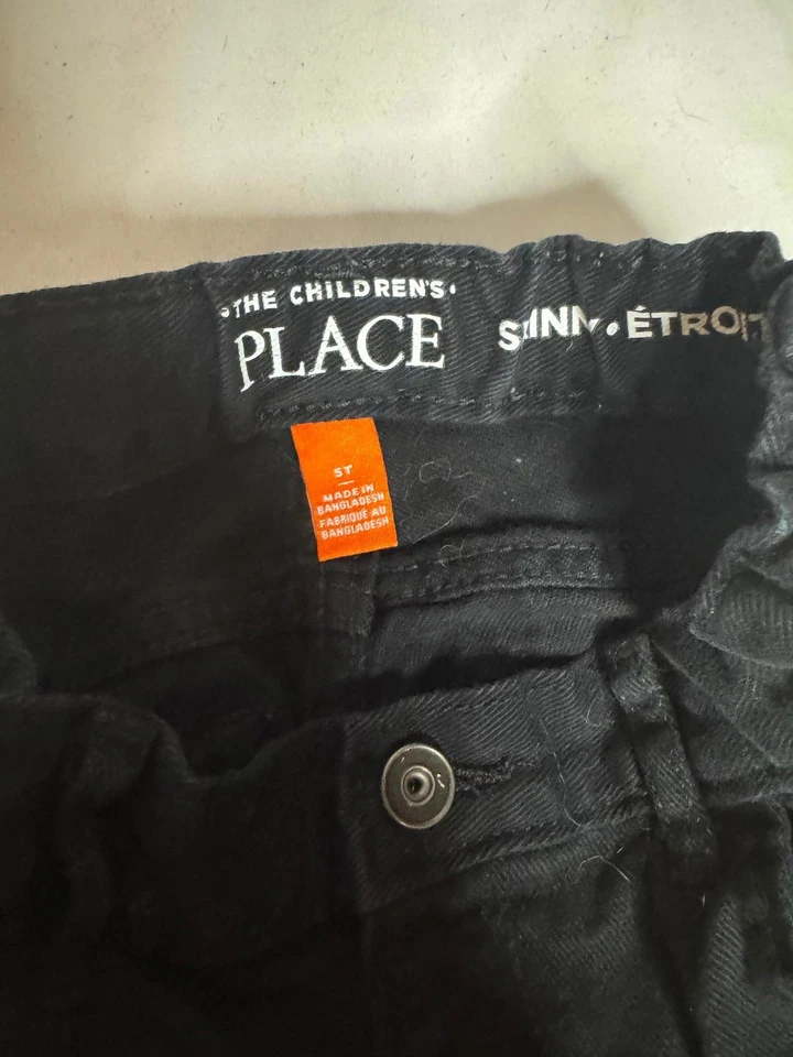 The Children's Place Black Unisex Kids' Pants 5T - Image 2 of 3
