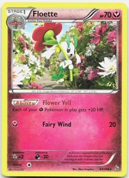 Floette 64/106 Flashfire Rare Pokemon Card