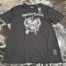 Roark Motorhead Shirt Mens Small Black Run Amok Mathis War Pig Short Sleeve NWT