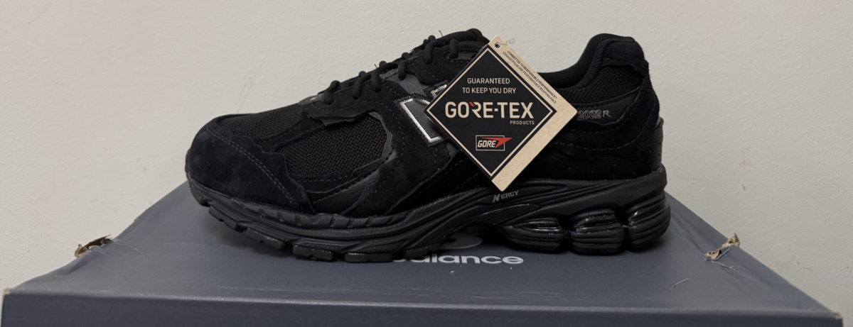 New Balance 2002R Protection Pack - Black - U2002DXB - Size: 6.5