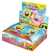 2025 Topps SpongeBob Chrome 25th Anniversary Hobby 12-Box Case
