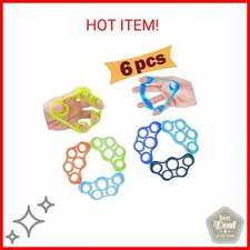 Hand Grip Strengthener, Finger exerciser, Grip Strength Trainer (6 PCS),NEW MATE