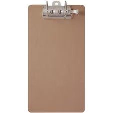 Zoro Select 5713 Clipboard, Brown, 9" W,  5713