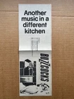 BUZZCOCKS ANOTHER MUSIC IN A DIFFERENT KITCHEN MEMORABILIA Original PUNK music p