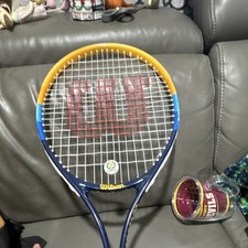 Wilson Profile Tennis Racquet Blue/Yellow