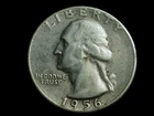 Scarce 1956 U.S. Silver Quarter Type B Proof Die Reverse Variety Coin