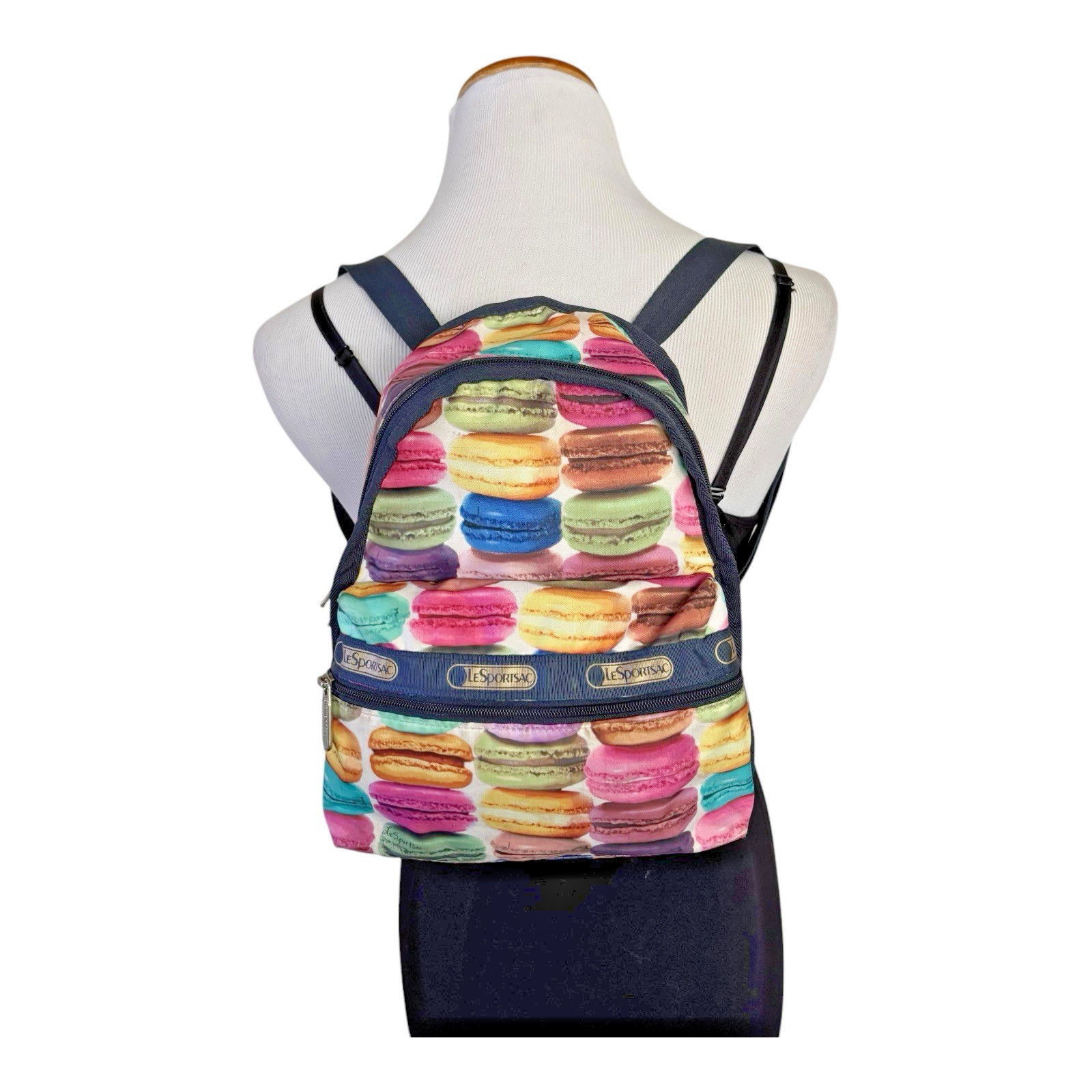 LesportSac Small Backpack Multicolor Macaroons Li… - image 1