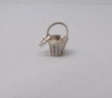Vintage Brown County Baskets Sterling Silver Measuring Basket Charm D