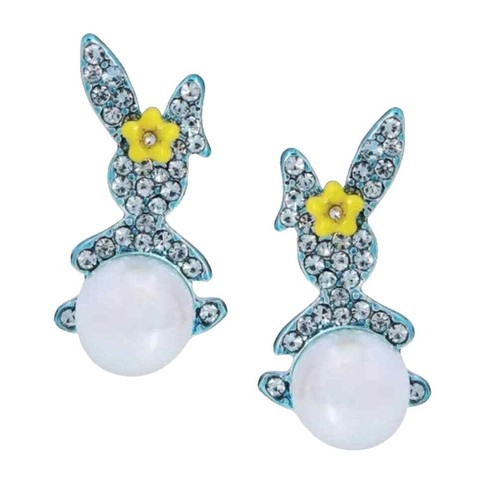 Betsey Johnson Crown Jewels Watch Rhinestone Blue Silver NWT  display picture 2