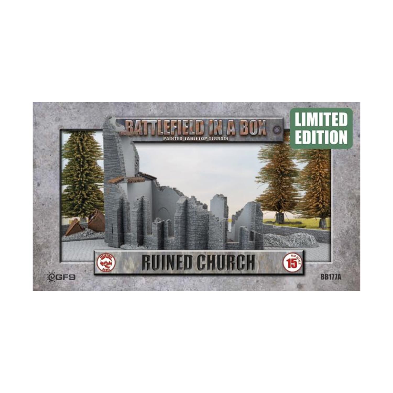 Gale Force Nine - Ruined Church (New Scheme - Limited Edition) Flames of War