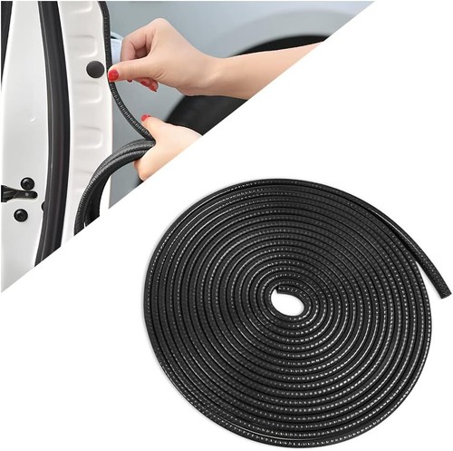 Car Door Edge Guards, 32FT Universal U Shape Rubber Seal Trim, Black