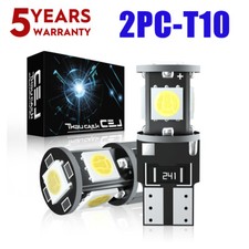 For Ford Focus MK3 2011-2018 T10 LED Car Interior Footwell Light Bulbs 6000k