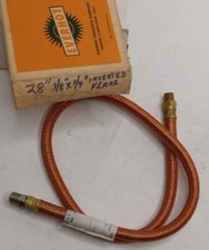 Everhot 28-inch 1/8" x 1/4" Inverted Flare Flexible Gas Line Made in USA