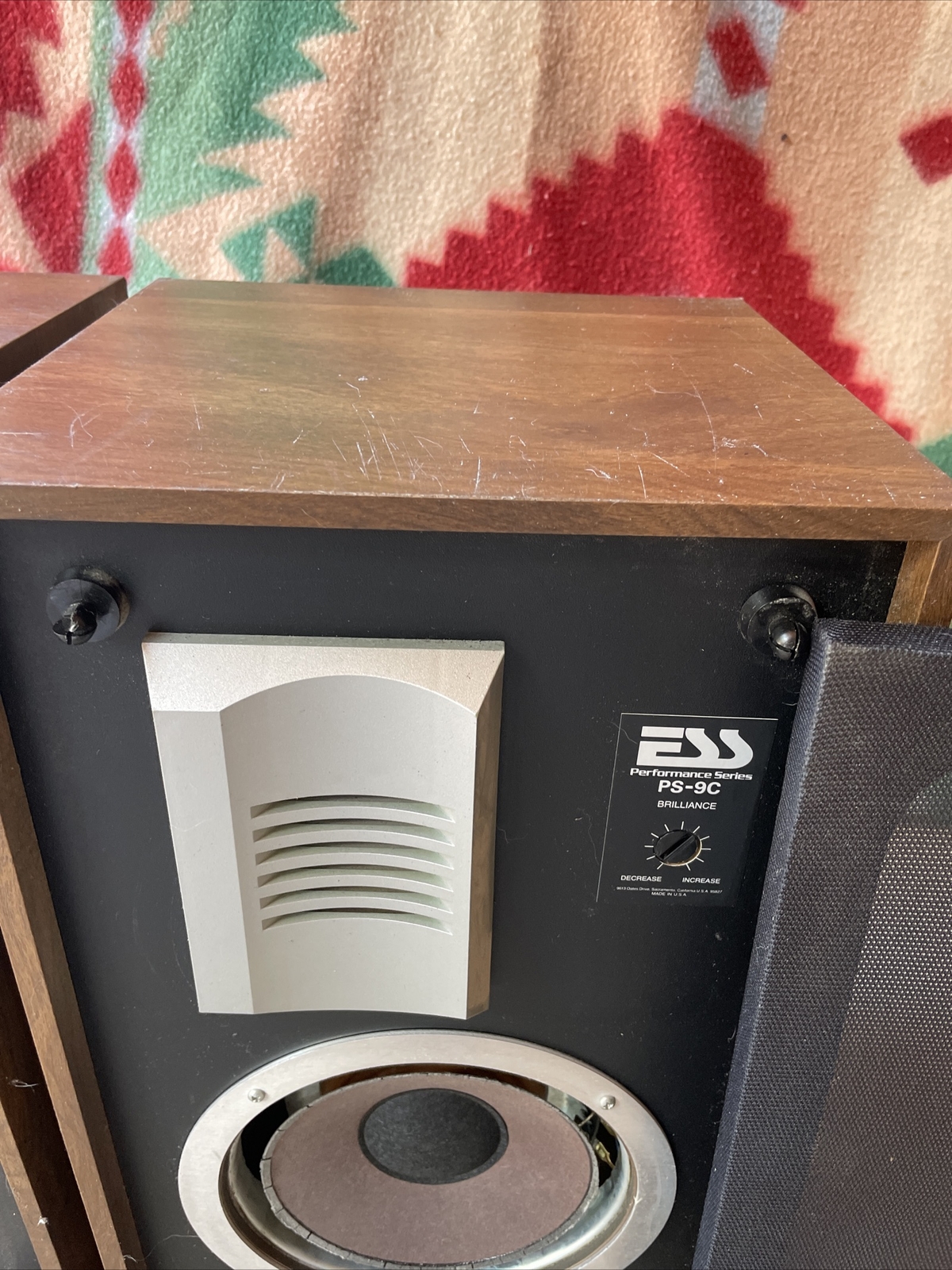 ESS Performance Series PS9C speakers W/grill, Serial . Woofers Need