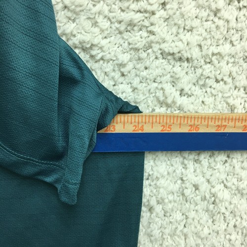 Nike Running Shirt Extra Large Adult Blue Dri Fit Swoosh Short Sleeve Mens XL - Picture 9 of 11