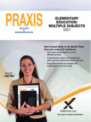 2017 PRAXIS Elementary Education: Multiple Subjects (5001) - Paperback - GOOD