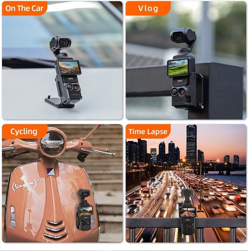 Easy to Install Camera Expansion Adapter Magnetic Bracket for DJI Osmo Pocket 3 - Picture 6 of 9