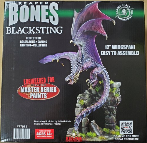 BLACKSTING THE WYVERN Reaper Miniatures Bones Classic Deluxe Boxed Set REM77981 - Bild 4 von 4