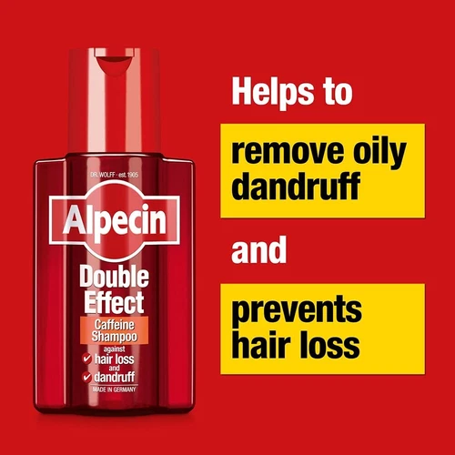 Alpecin Double Effect Caffeine Shampoo Fights Against Dandruff & Hair Loss 200ml