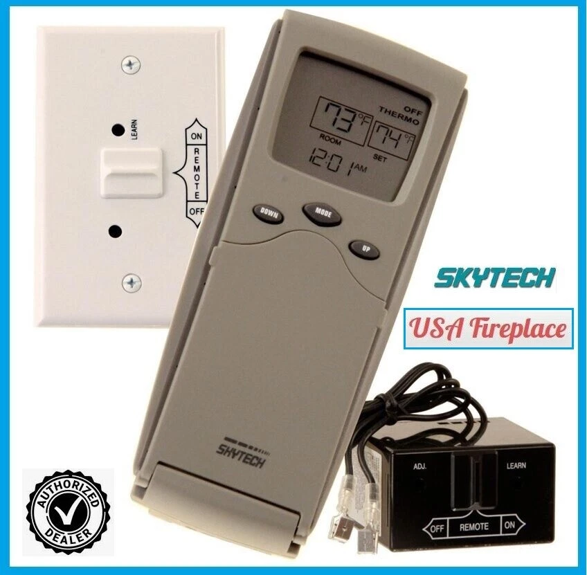SKYTECH SKY-3301 Fireplace Remote Control with Timer/Thermostat FREE USA SHIP!
Opens in a new window