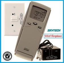 SKYTECH SKY-3301 Fireplace Remote Control with Timer/Thermostat FREE USA SHIP! 