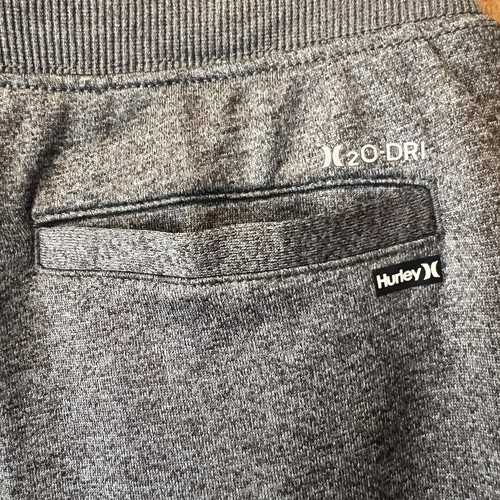 Hurley Boys Large Solar Jogger Cool H20 Dri-Fit Pants w/ Pockets Grey NWT - Picture 4 of 9
