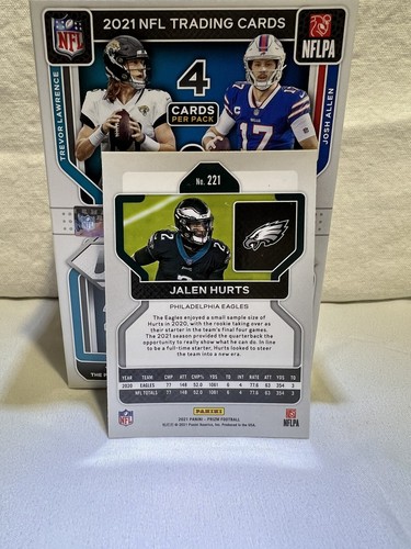 Jalen Hurts 2021 Panini Prizm n.221 - Foto 2 di 2