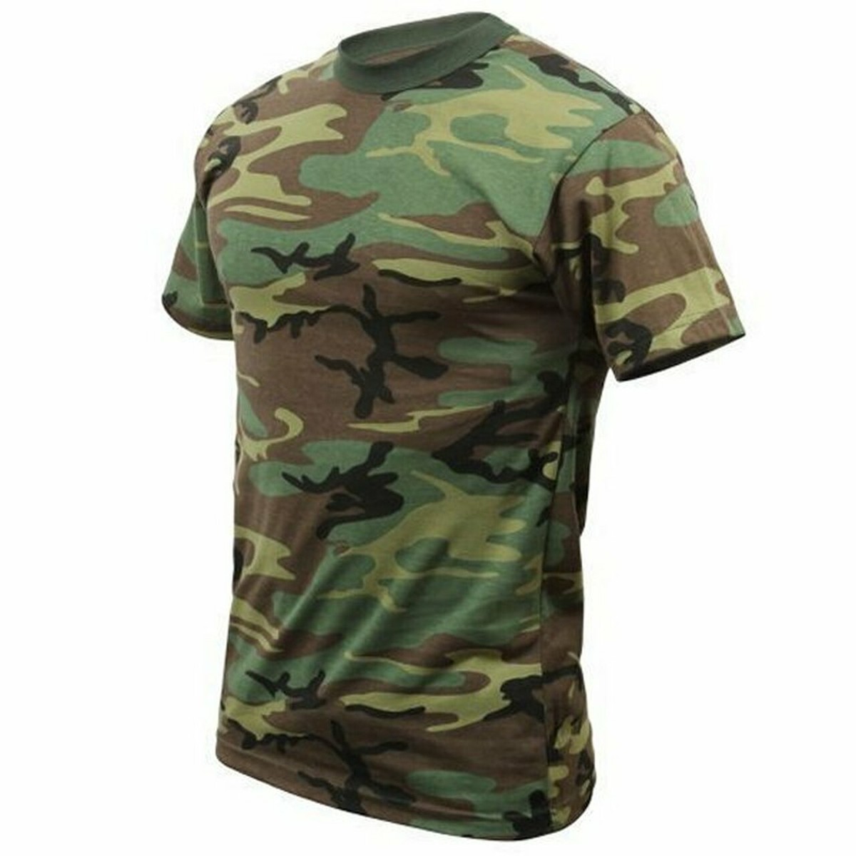 dDdDdDd　CAMOUFLAGE SHORT-SLEEVE SHIRTS MOC BDU Battle Dress Woodland Camouflage Hot Weather Short