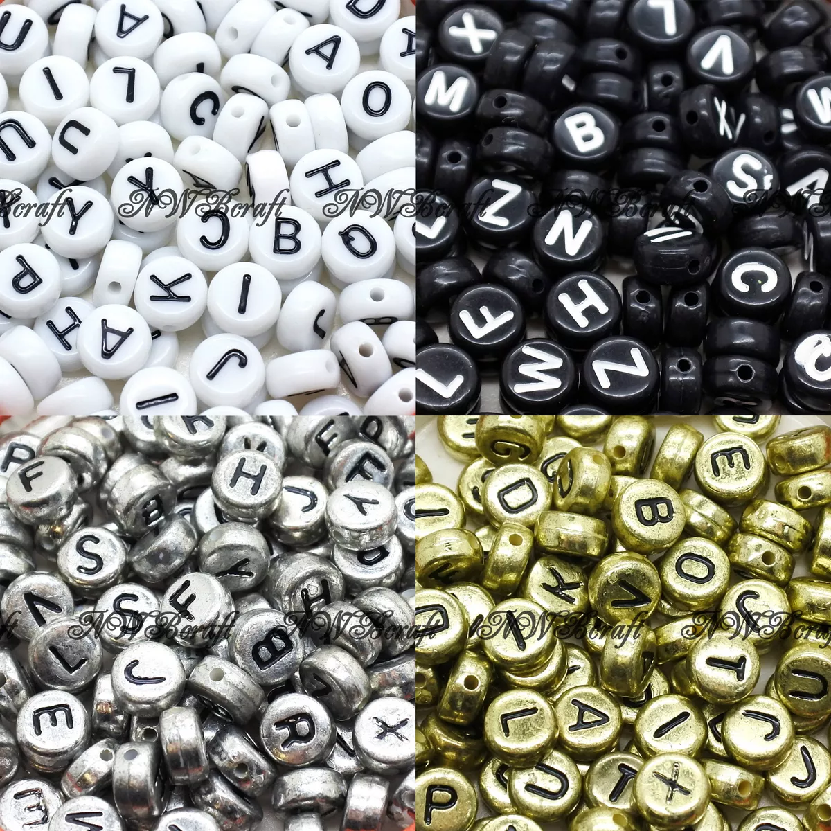 Single shop letter beads
