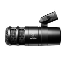 Audio-Technica AT2040 XLR Hypercardioid Dynamic Podcast Microphone, Black