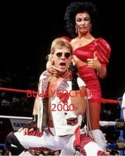 SHERRI MARTEL & SHAWN MICHAELS WRESTLER 8 X 10 WRESTLING PHOTO WWF