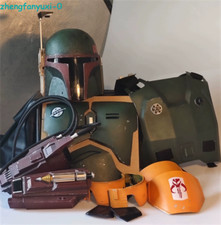 Star Wars The Mandalorian Body Armor Suit FRP Helmet Boba Fett Cosplay Costume